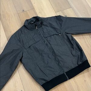 Bench Men's Charcoal Bomber Jacket
